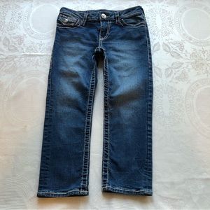 True Religion Girls Size 10 Blue Jeans Denim Pants Classic-Fit Straight-Leg